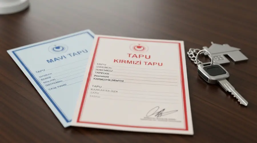 تفاوت تاپو آبی و قرمز در ترکیه؛ راهنمای کامل انواع سند ملکی 2026
